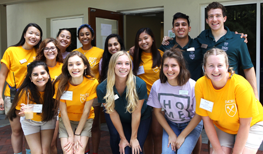 RAs, SAs, and orientation leaders team up to make Move-In and Orientation a success every year.