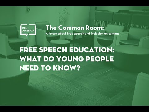 Free Speech Education What Young People Need to Know