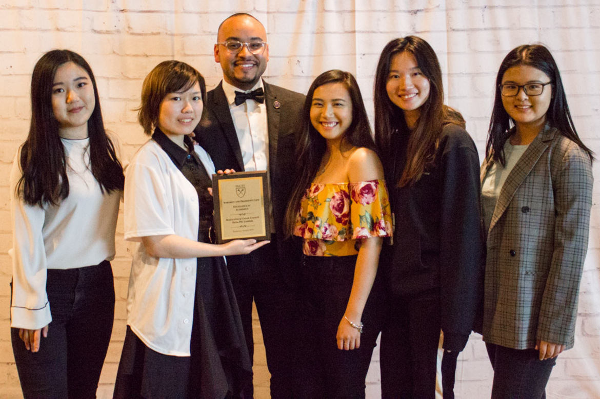Delta Phi Lambda receives Academic Excellence Award