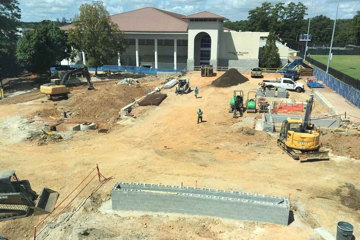 Site renovation near Woodruff PE Center